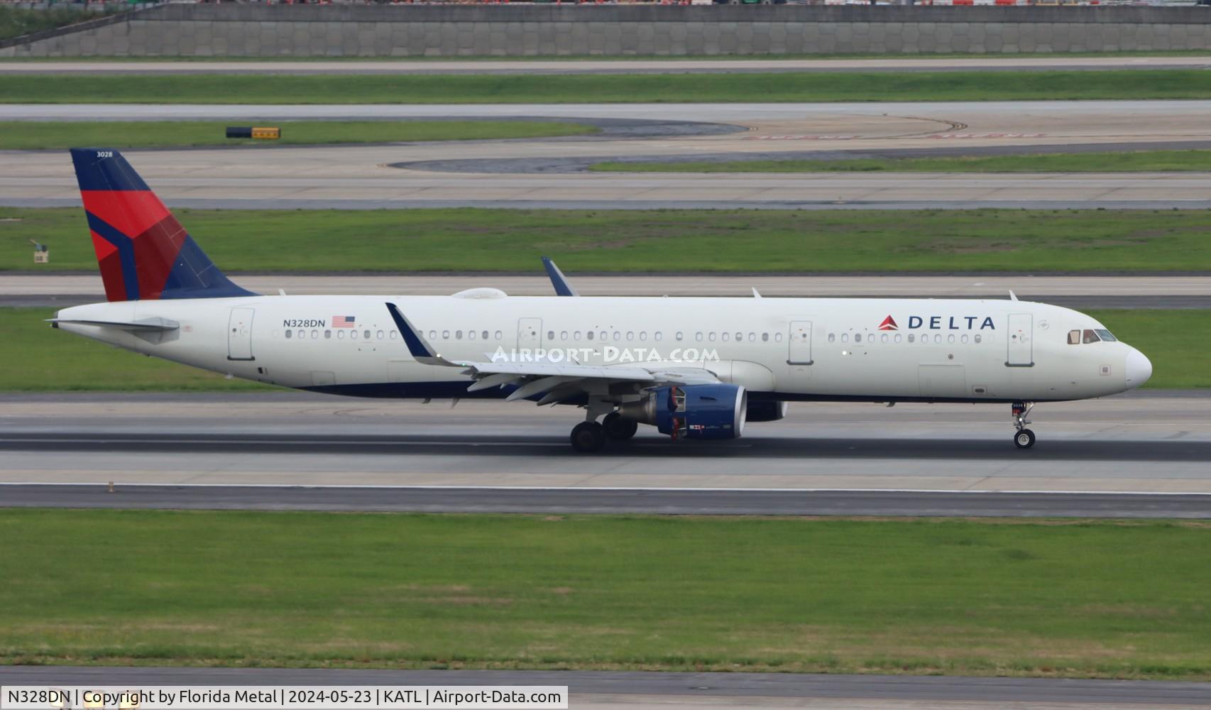 N328DN, 2017 Airbus A321-211 C/N 7840, DAL A321 zx DFW-ATL