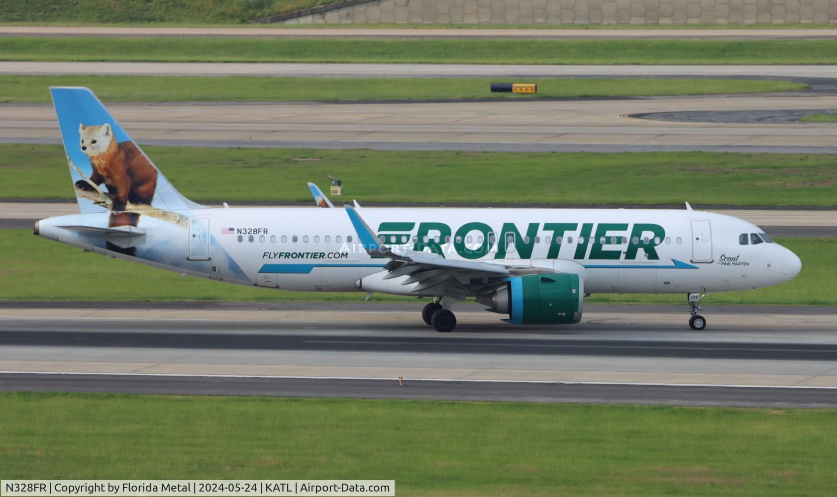 N328FR, 2018 Airbus A320-251N C/N 8118, FFT A32N Scout zx PHL-ATL