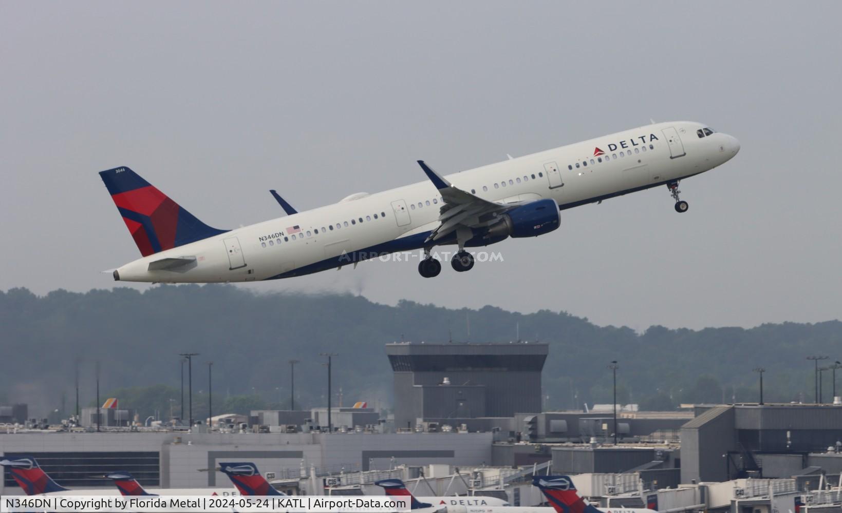 N346DN, 2018 Airbus A321-211 C/N 8227, DAL A321 zx ATL-DTW