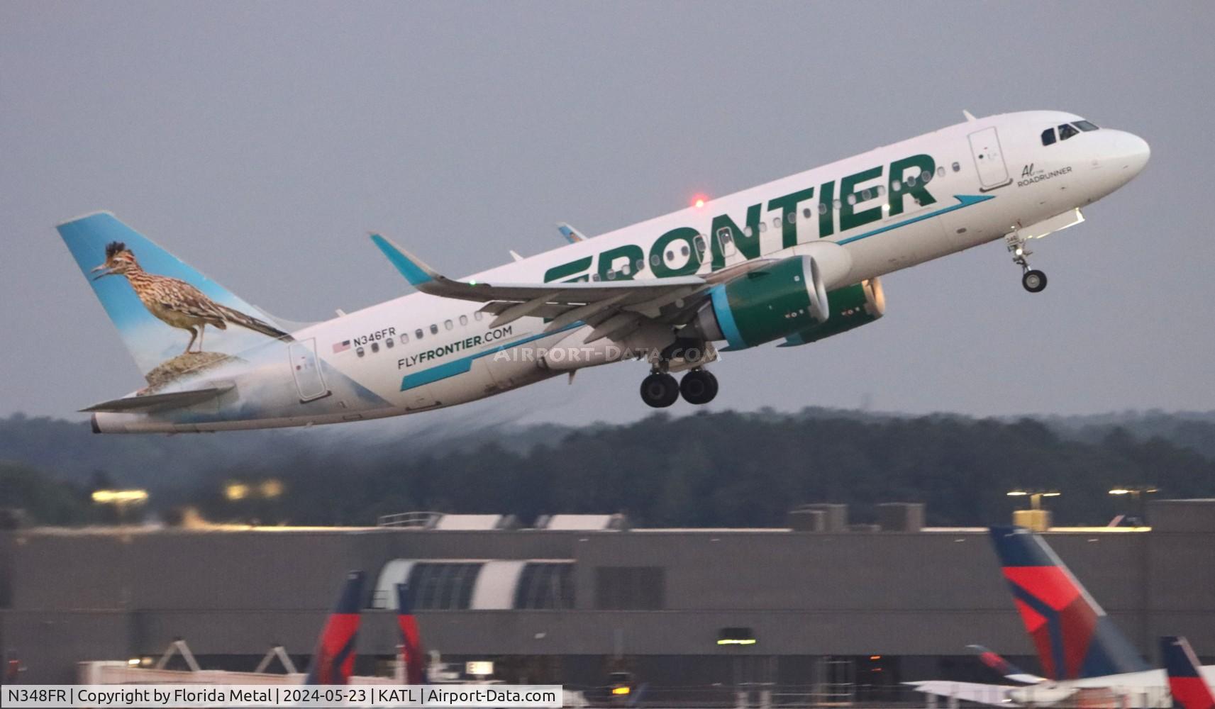 N348FR, 2019 Airbus A320-251N C/N 8954, FFT A32N Clover zx ATL-IAH