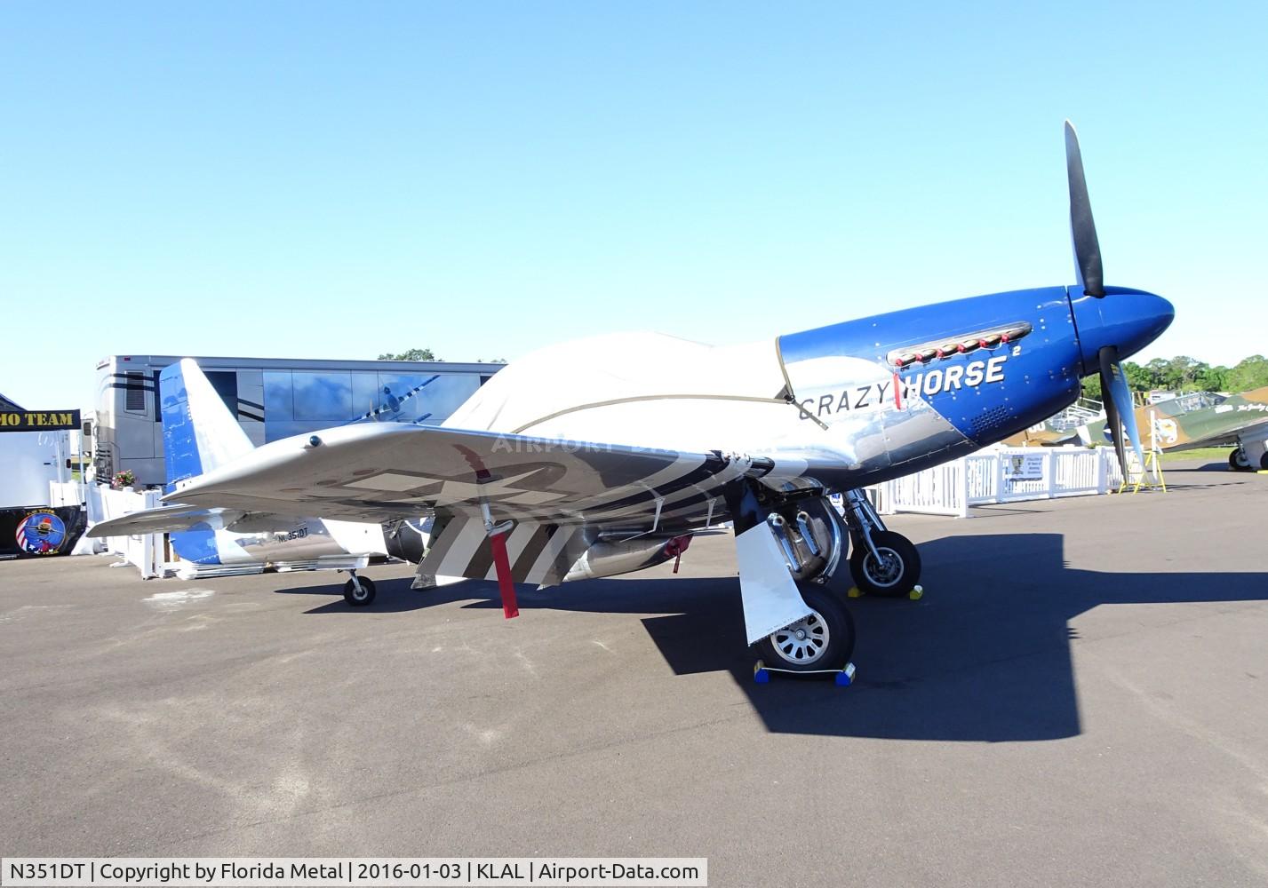 N351DT, 1944 North American P-51D Mustang C/N 122-41042, P-51D Crazy Horse 2 zx