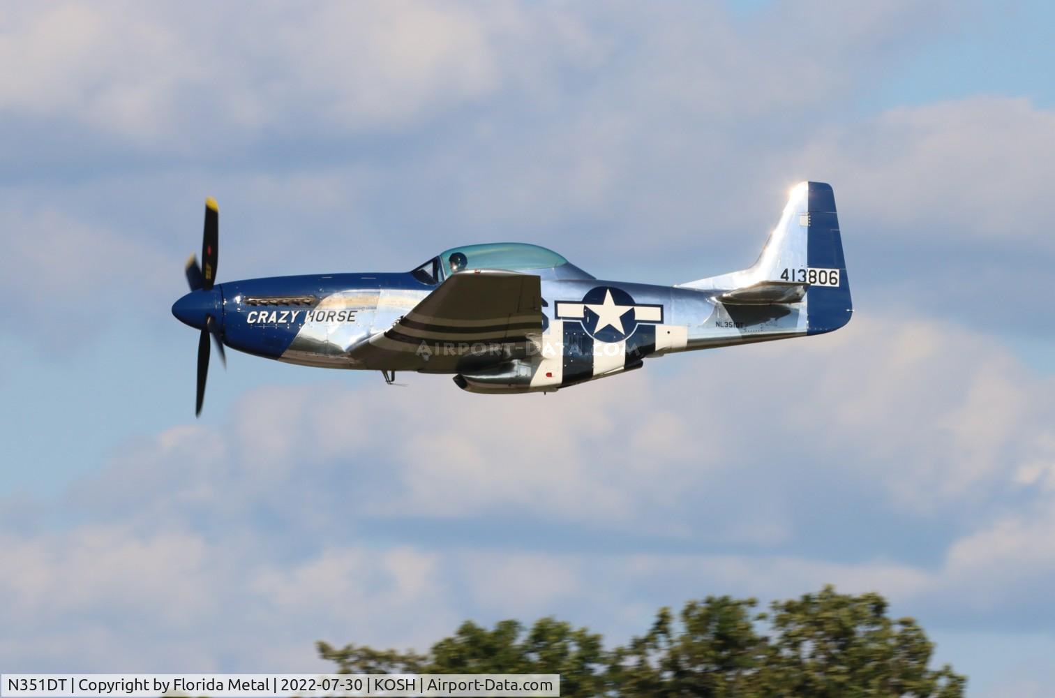 N351DT, 1944 North American P-51D Mustang C/N 122-41042, OSH 2022 zx