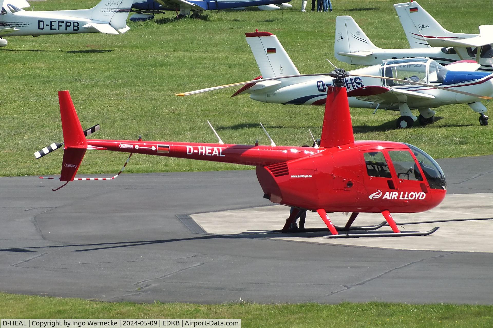 D-HEAL, 2023 Robinson R44 Raven I C/N 2755, Robinson R44 Raven I of Air Lloyd at Bonn-Hangelar airfield '2405