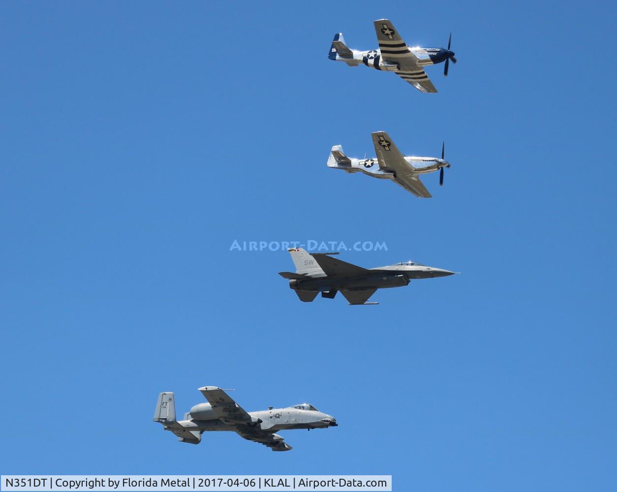 N351DT, 1944 North American P-51D Mustang C/N 122-41042, Sun N Fun 2017 zx LAL