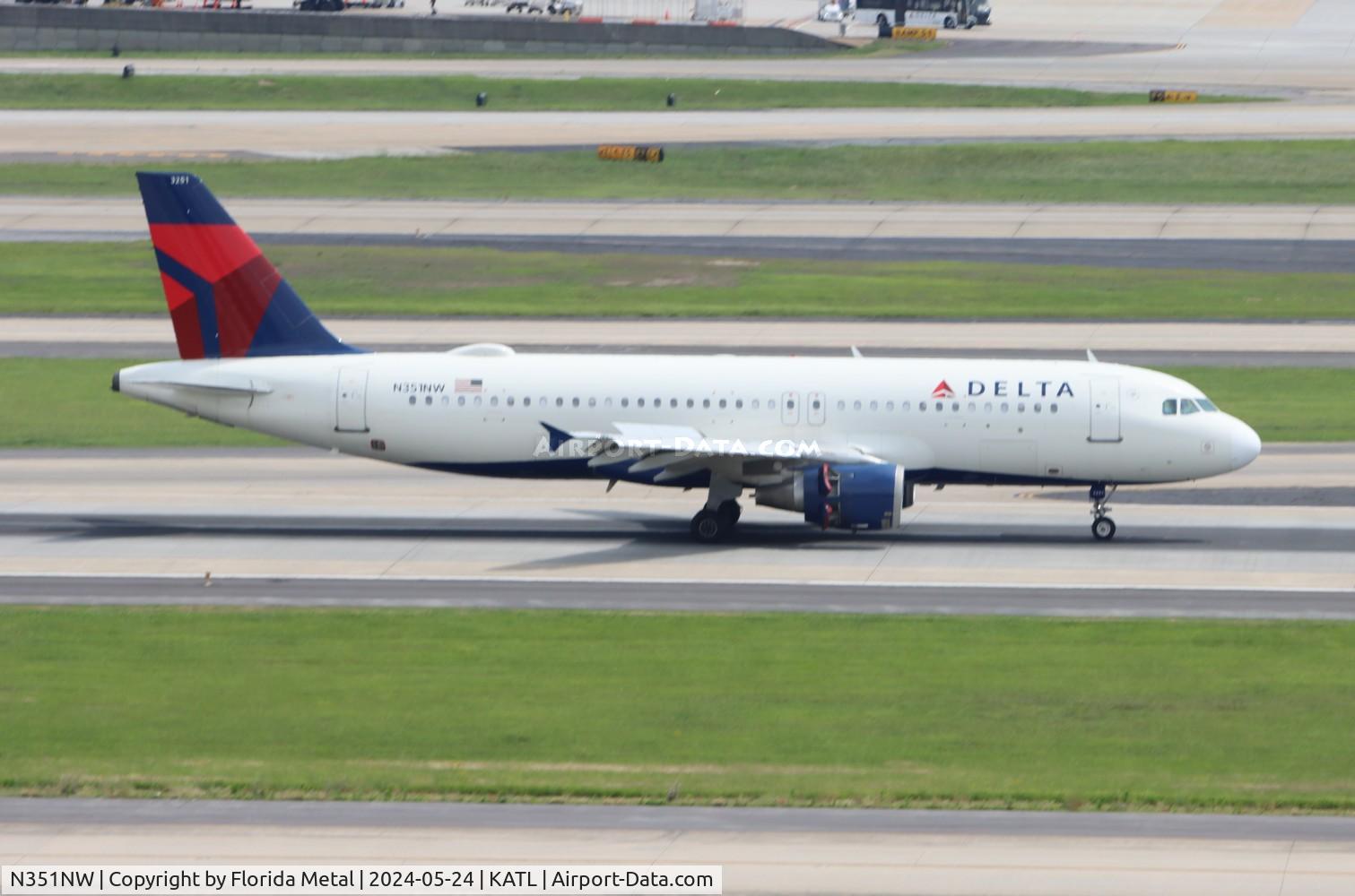 N351NW, 1997 Airbus A320-212 C/N 766, DAL A320 zx SEA-ATL