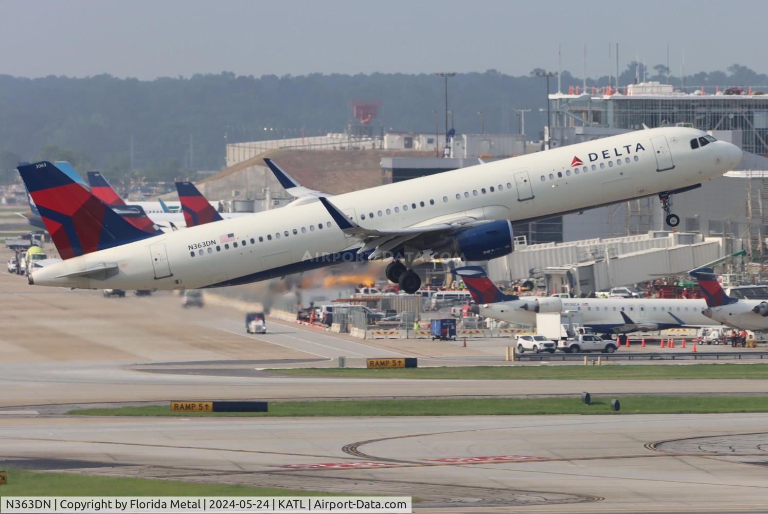 N363DN, 2018 Airbus A321-231 C/N 8502, DAL A321 zx ATL-BUF