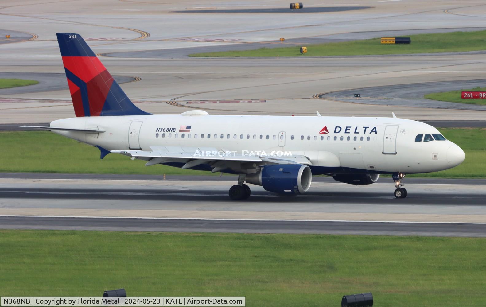N368NB, 2003 Airbus A319-114 C/N 2039, DAL A319 zx OMA-ATL