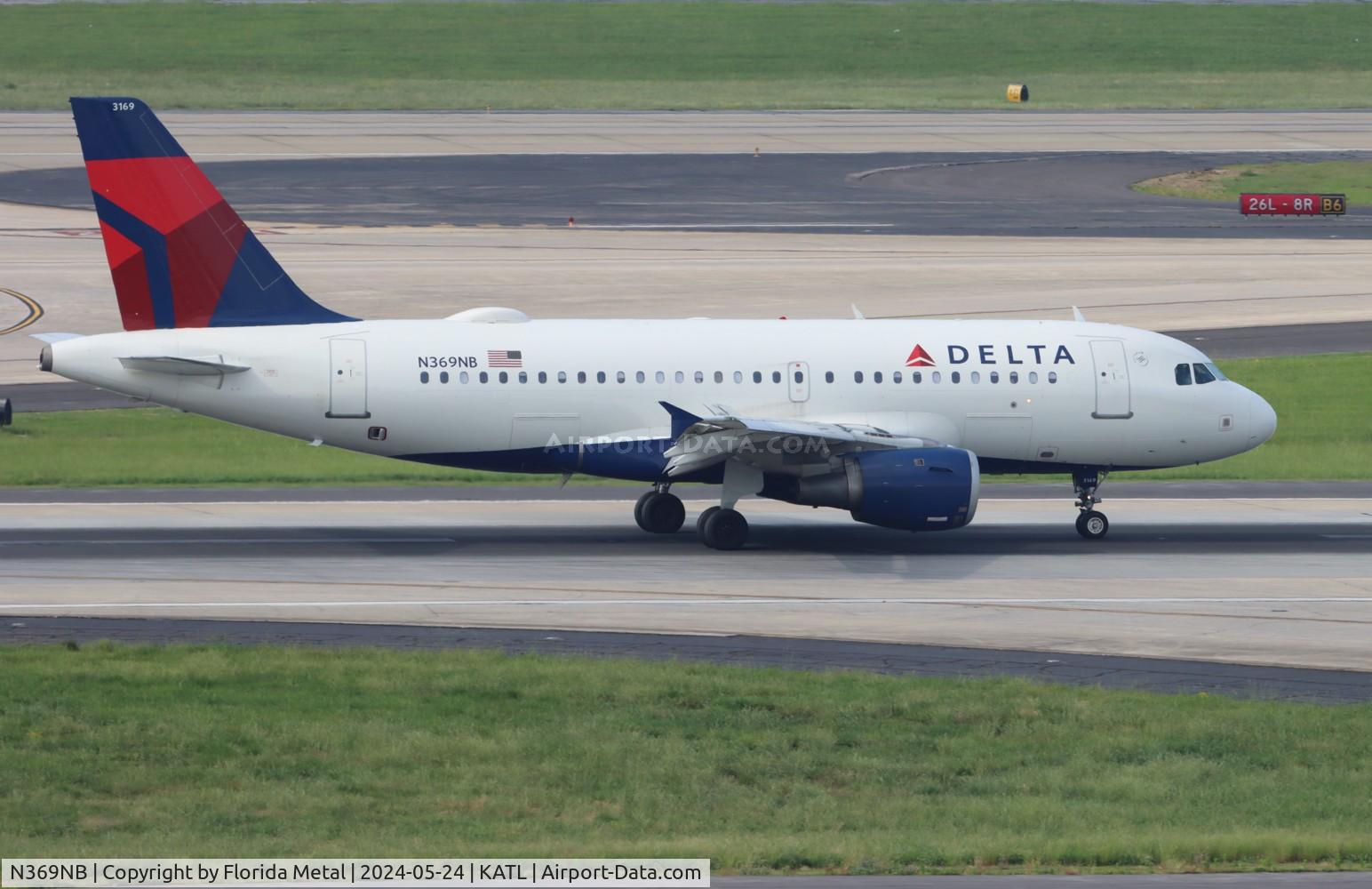 N369NB, 2003 Airbus A319-114 C/N 2047, DAL A319 zx DCA-ATL