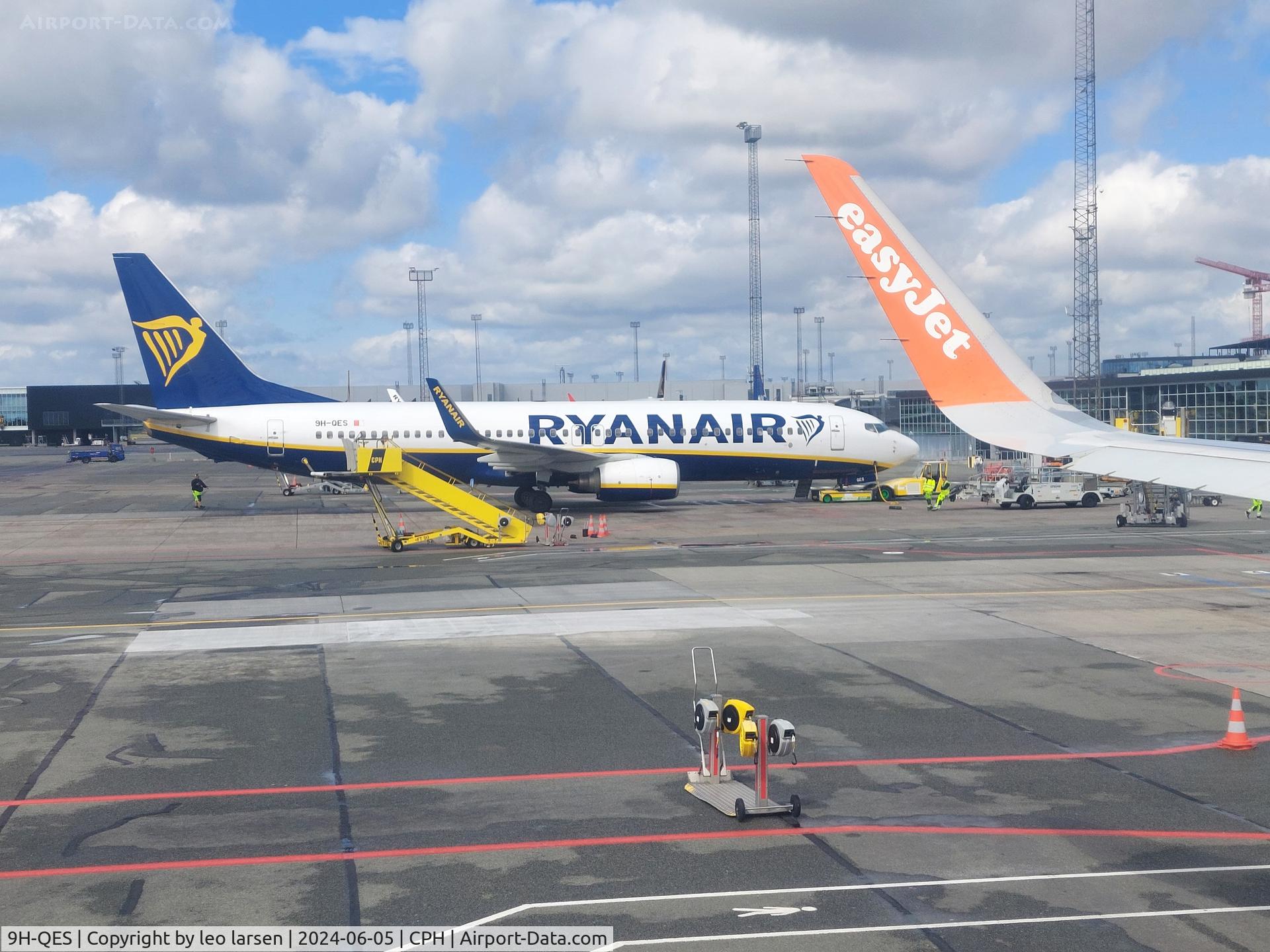 9H-QES, 2005 Boeing 737-8AS(WL) C/N 33823, Copenhagen 5.6.2024