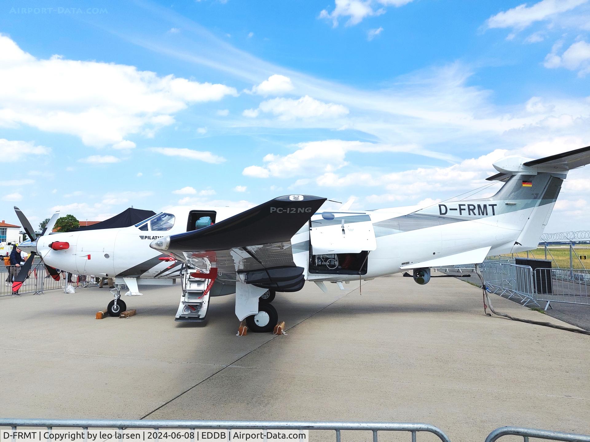 D-FRMT, 2009 Pilatus PC-12/47E NG C/N 1186, Berlin ILA 8.6.2024