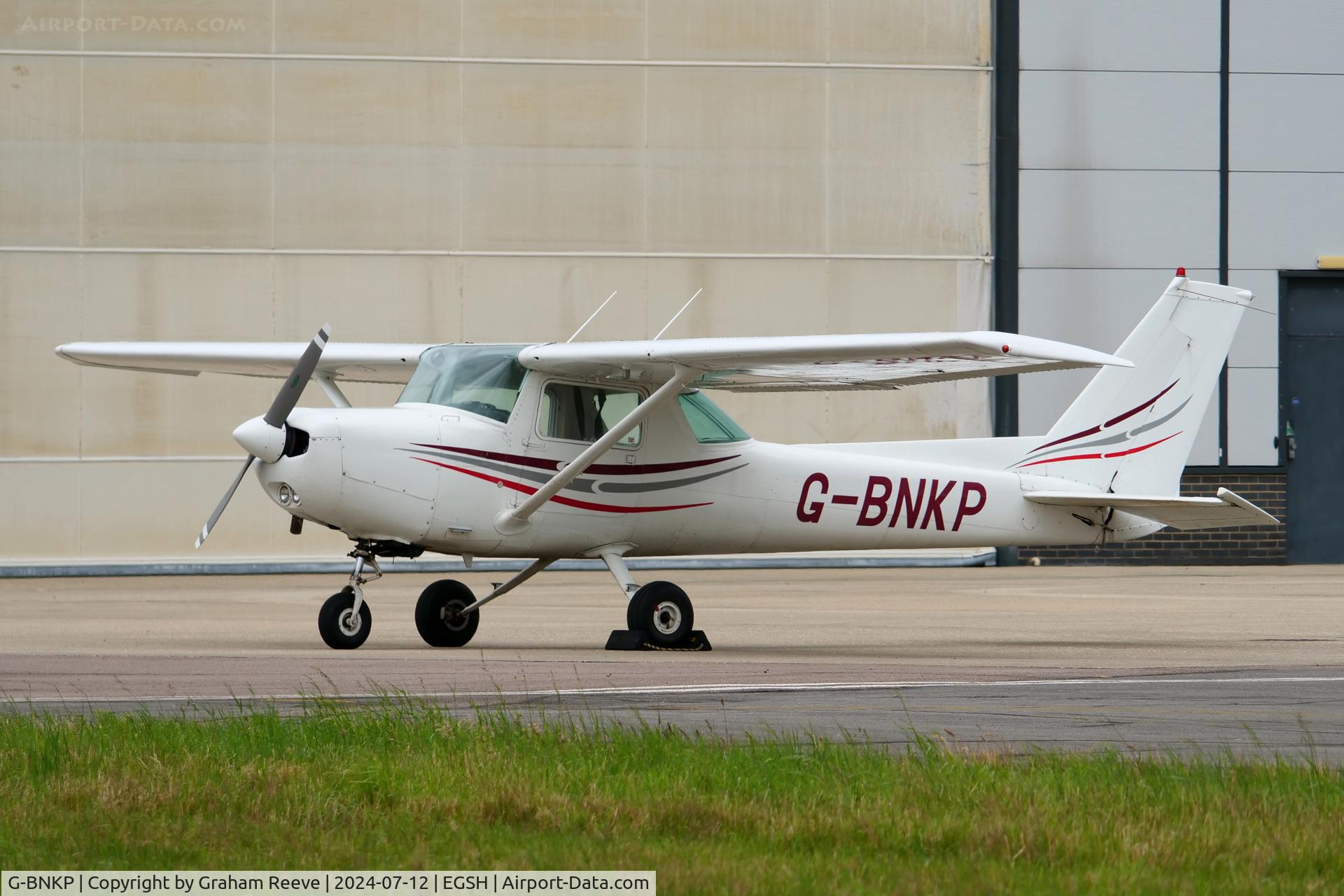 G-BNKP, 1978 Cessna 152 C/N 152-81286, Parked at Norwich.