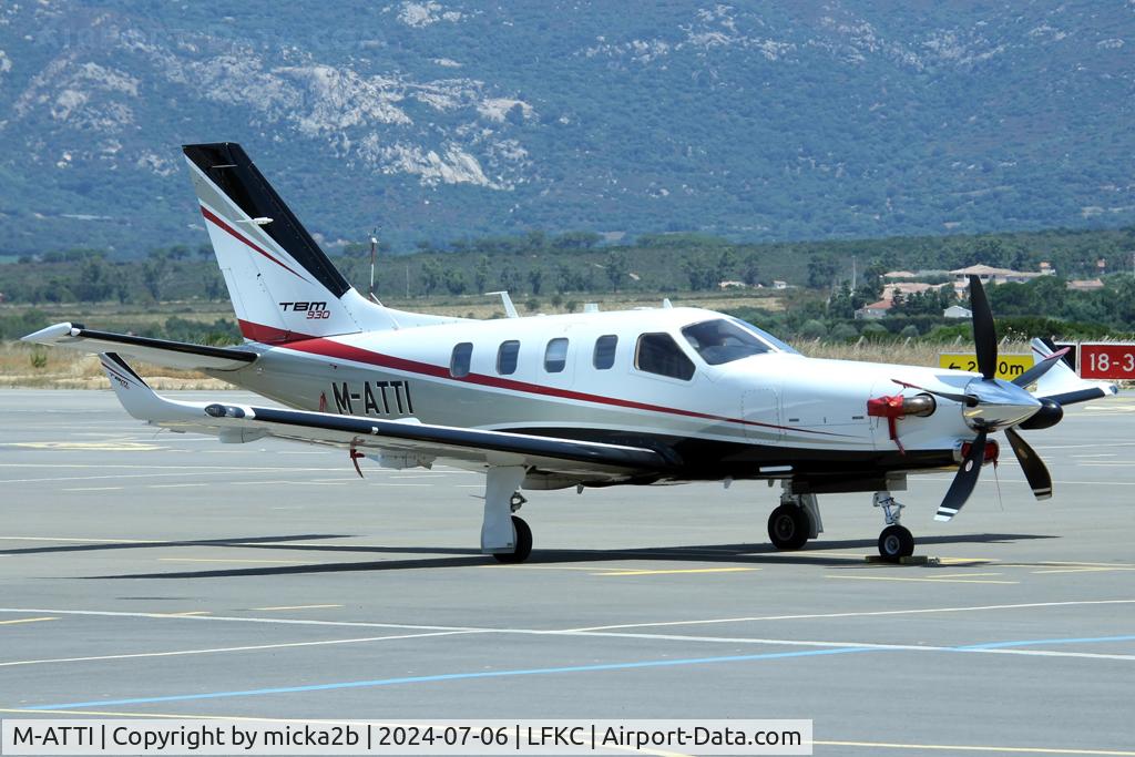 M-ATTI, 2016 Daher TBM-930 C/N 1127, Parked