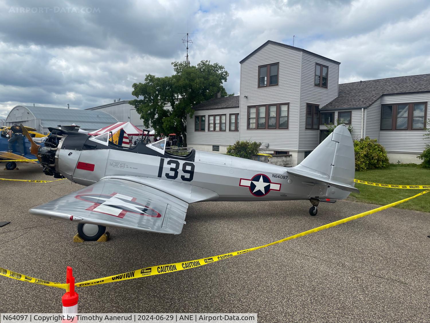 N64097, 1943 Fairchild (Howard) PT-23A Cornell (M-62C) C/N 129, 1943 Fairchild (Howard) PT-23A Cornell (M-62C), c/n: 129, EAA 237 Pancake Breakfast