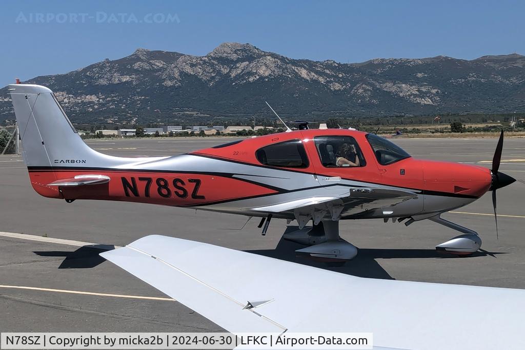 N78SZ, 2016 Cirrus SR-22 G5-GTS Carbon C/N 4301, Taxiing
