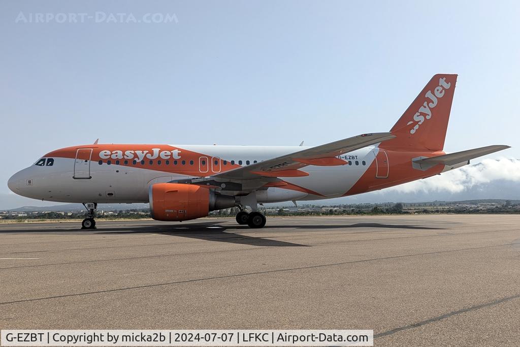 G-EZBT, 2007 Airbus A319-111 C/N 3090, Parked