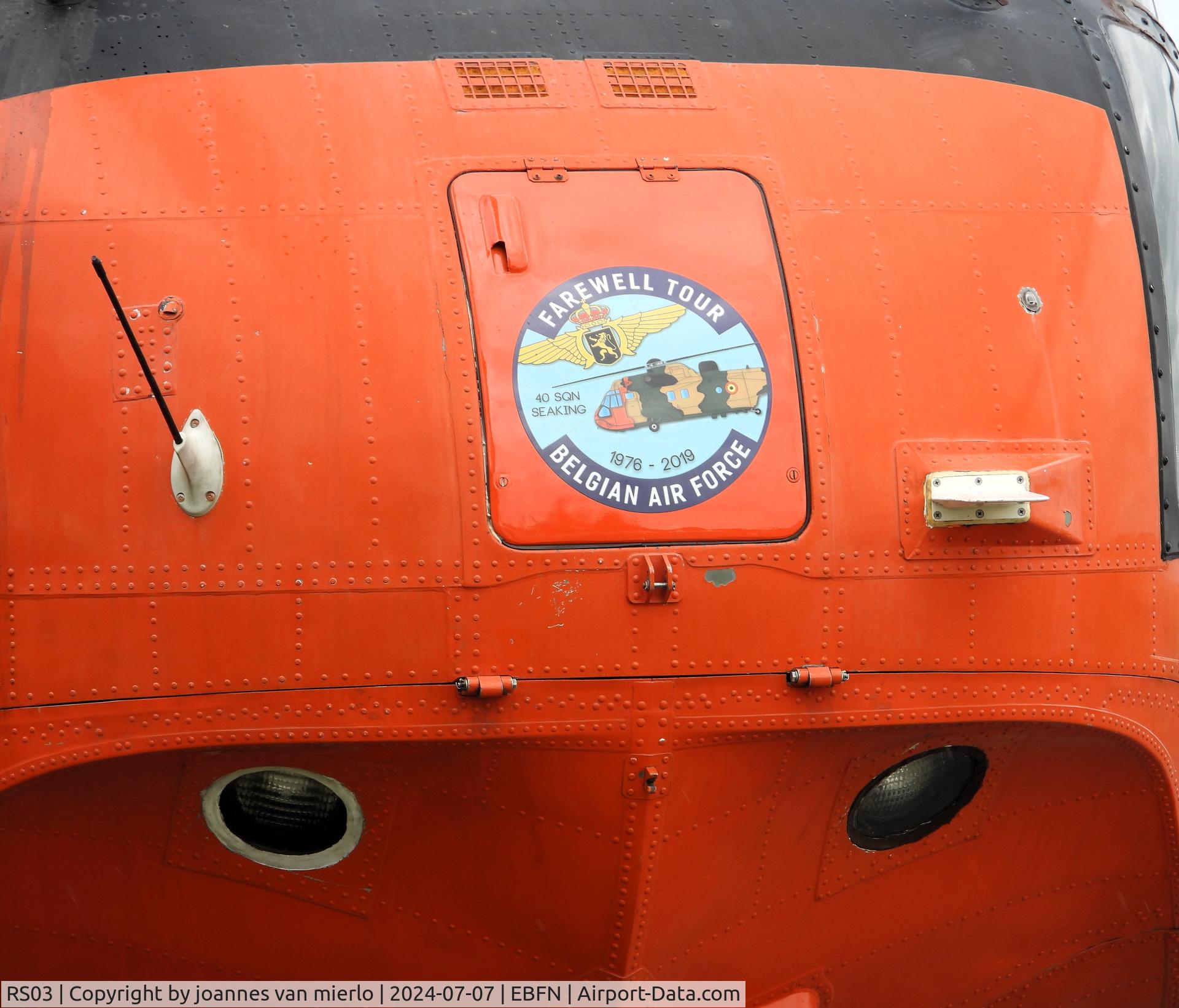 RS03, 1976 Westland Sea King Mk.48 C/N WA833, static display