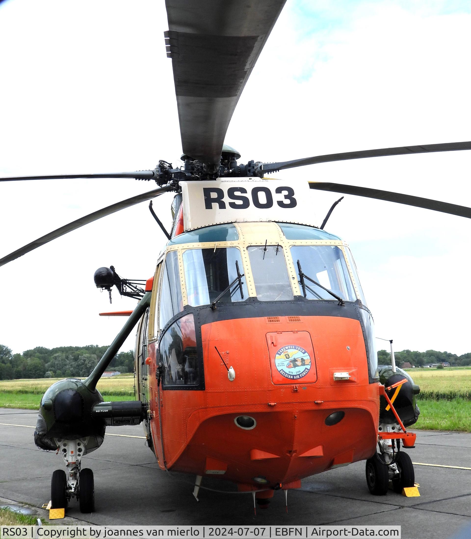 RS03, 1976 Westland Sea King Mk.48 C/N WA833, static display