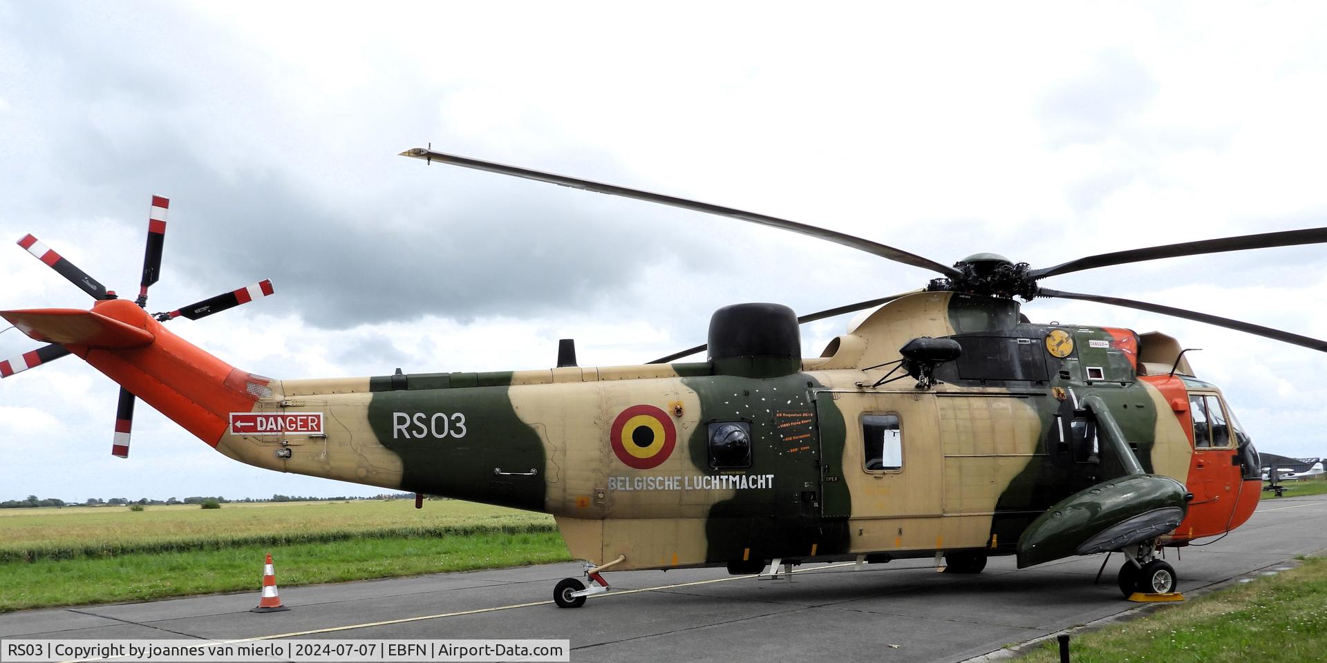 RS03, 1976 Westland Sea King Mk.48 C/N WA833, static display