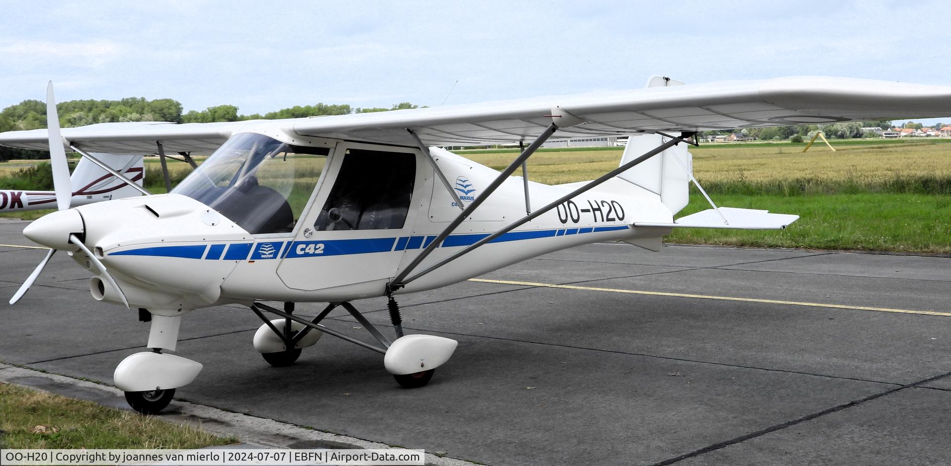 OO-H20, 2013 Comco Ikarus C42B C/N 1304-7258, Static display