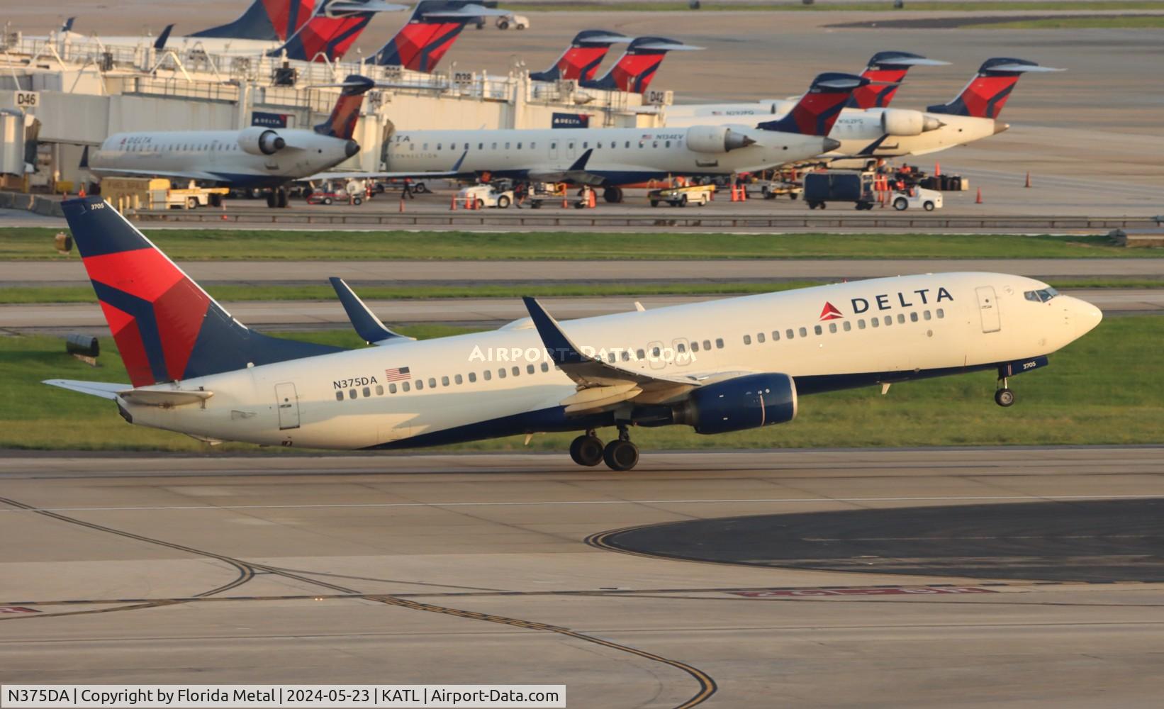 N375DA, 1998 Boeing 737-832 C/N 29623, DAL 738 zx ATL-LIT