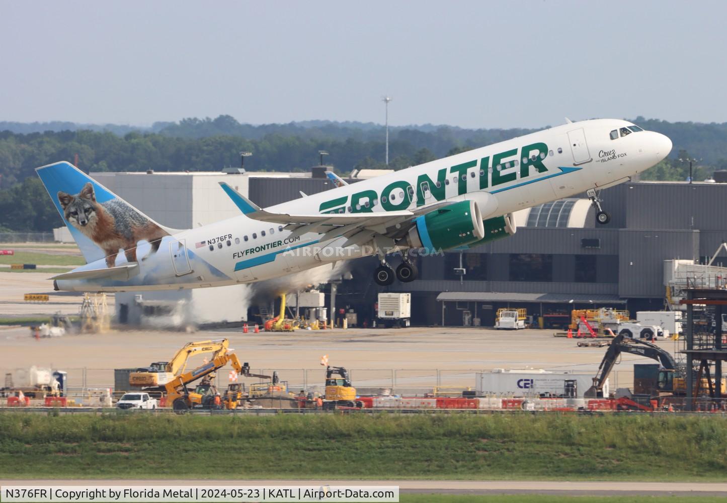 N376FR, 2020 Airbus A320-251N C/N 10327, FFT A32N Cruz zx ATL-MDW