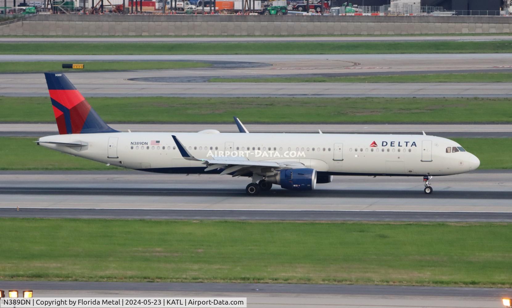 N389DN, 2020 Airbus A321-211 C/N 9057, DAL A321 zx SLC-ATL