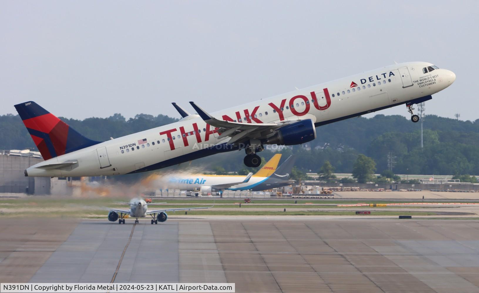 N391DN, 2019 Airbus A321-211 C/N 9027, DAL A321 zx ATL-SAN