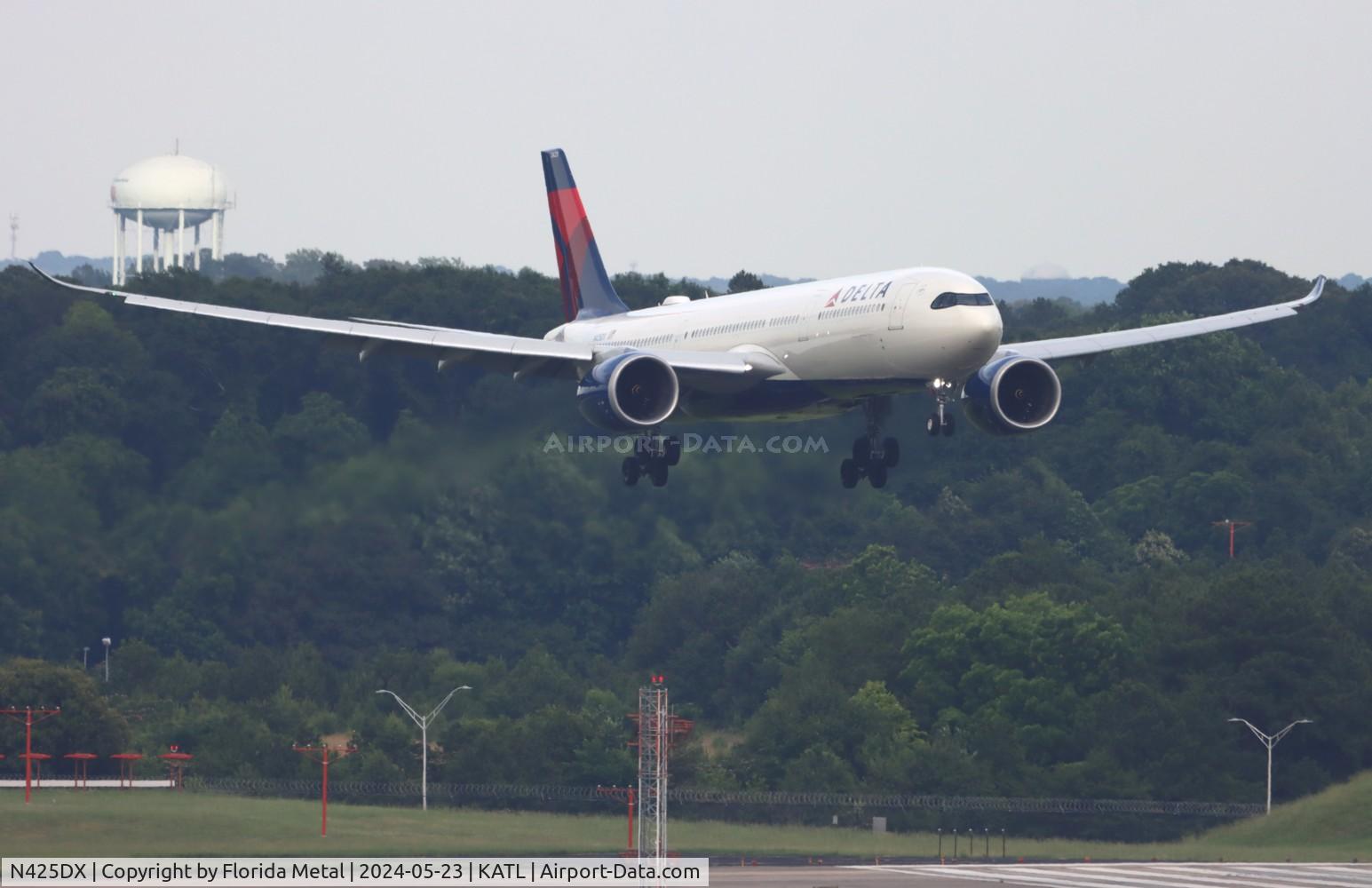 N425DX, 2023 Airbus A330-941 C/N 2037, DAL A339 zx FCO/LIRF-ATL