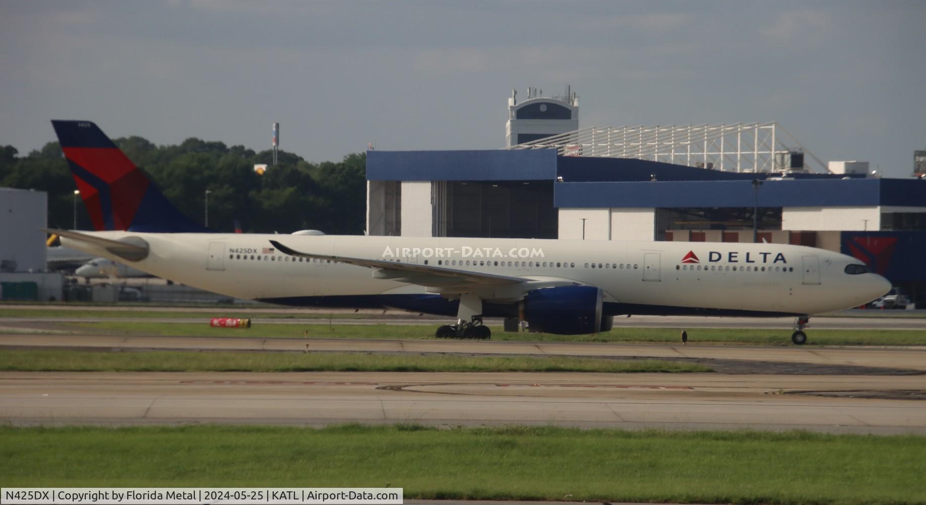 N425DX, 2023 Airbus A330-941 C/N 2037, DAL A339 zx FCO/LIRF-ATL