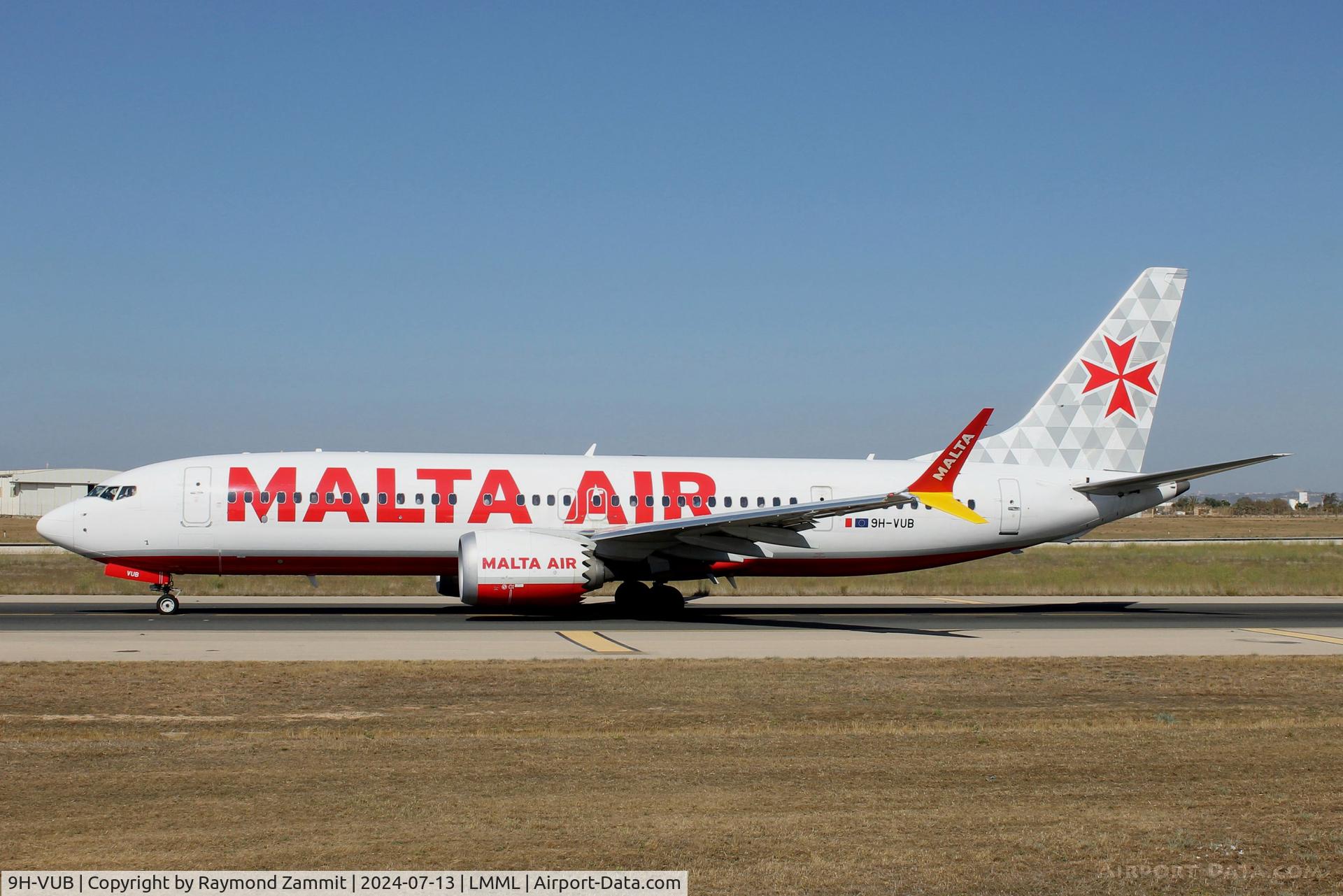 9H-VUB, 2021 Boeing 737-8-200 MAX C/N 65877, Boeing 737-8 MAX 9H-VUB Malta Air