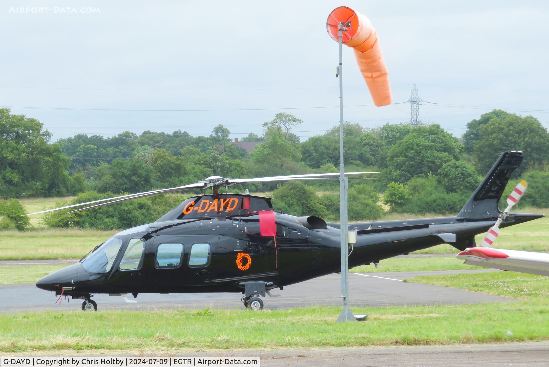 G-DAYD, 2006 Agusta A-109S Grand C/N 22011, Agusta Grand waiting for lift off at Elstree Aerodrome