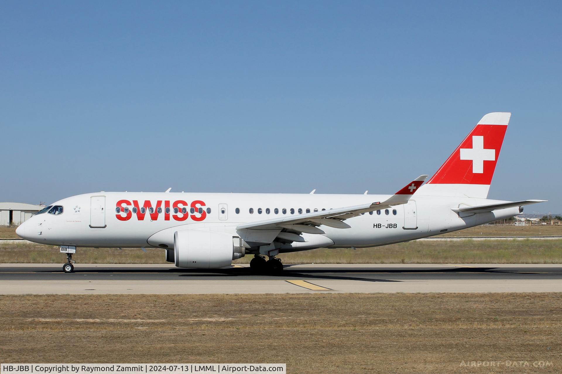 HB-JBB, 2016 Bombardier CSeries CS100 (BD-500-1A10) C/N 50011, Bombardier CSeries CS100 HB-JBB Swiss