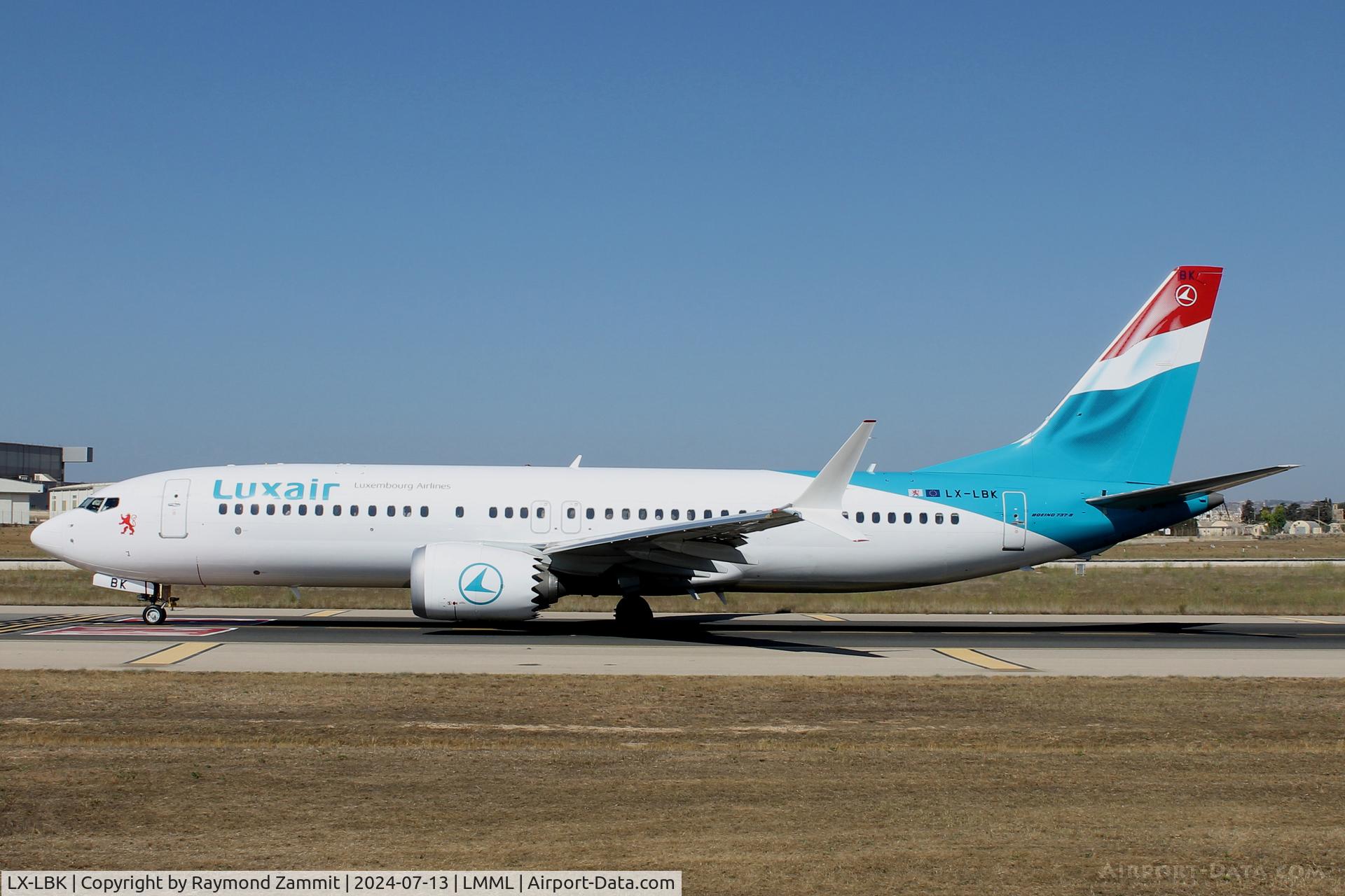 LX-LBK, 2018 Boeing 737-8 MAX C/N 64605, B737-8 MAX LX-LBK Luxair
