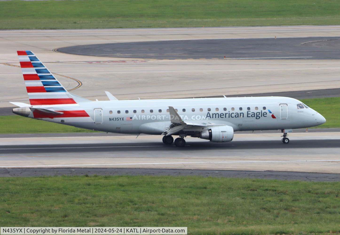 N435YX, 2014 Embraer 175LR (ERJ-170-200LR) C/N 17000423, RPA/AE E175 zx DCA-ATL