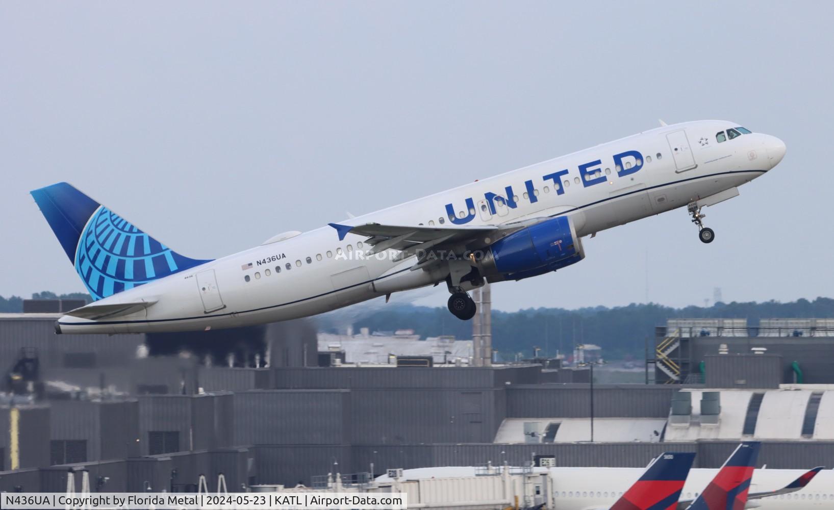 N436UA, 1996 Airbus A320-232 C/N 638, UAL A320 nc zx ATL-ORD