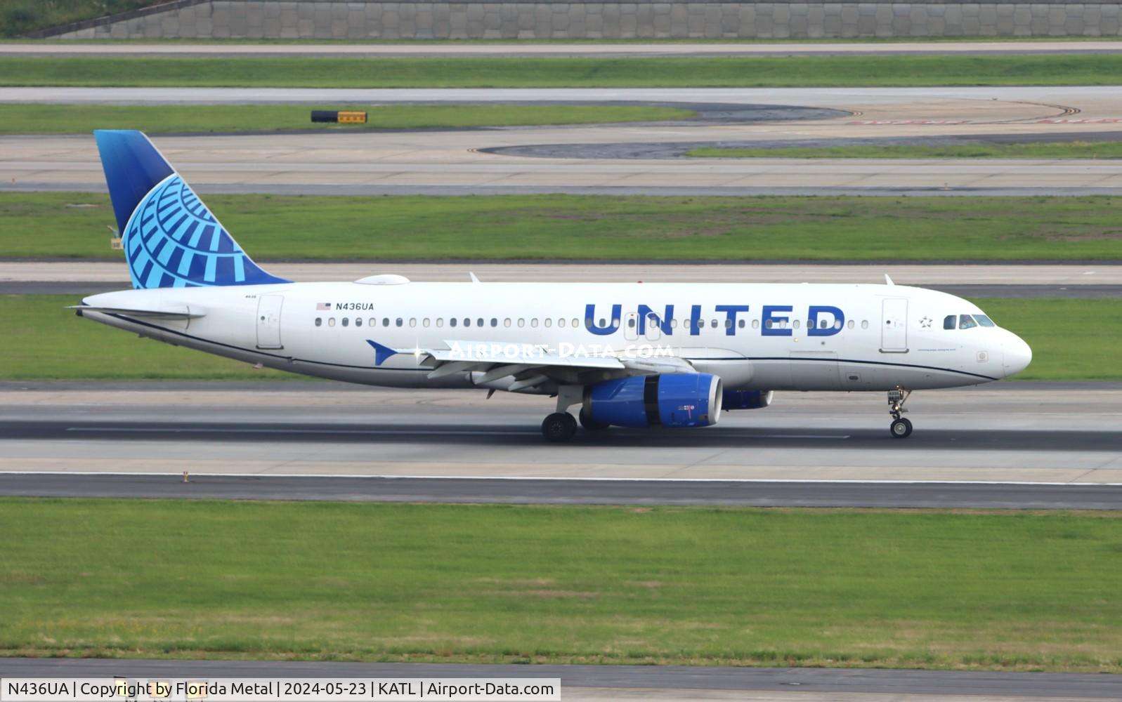 N436UA, 1996 Airbus A320-232 C/N 638, UAL A320 nc zx ORD-ATL
