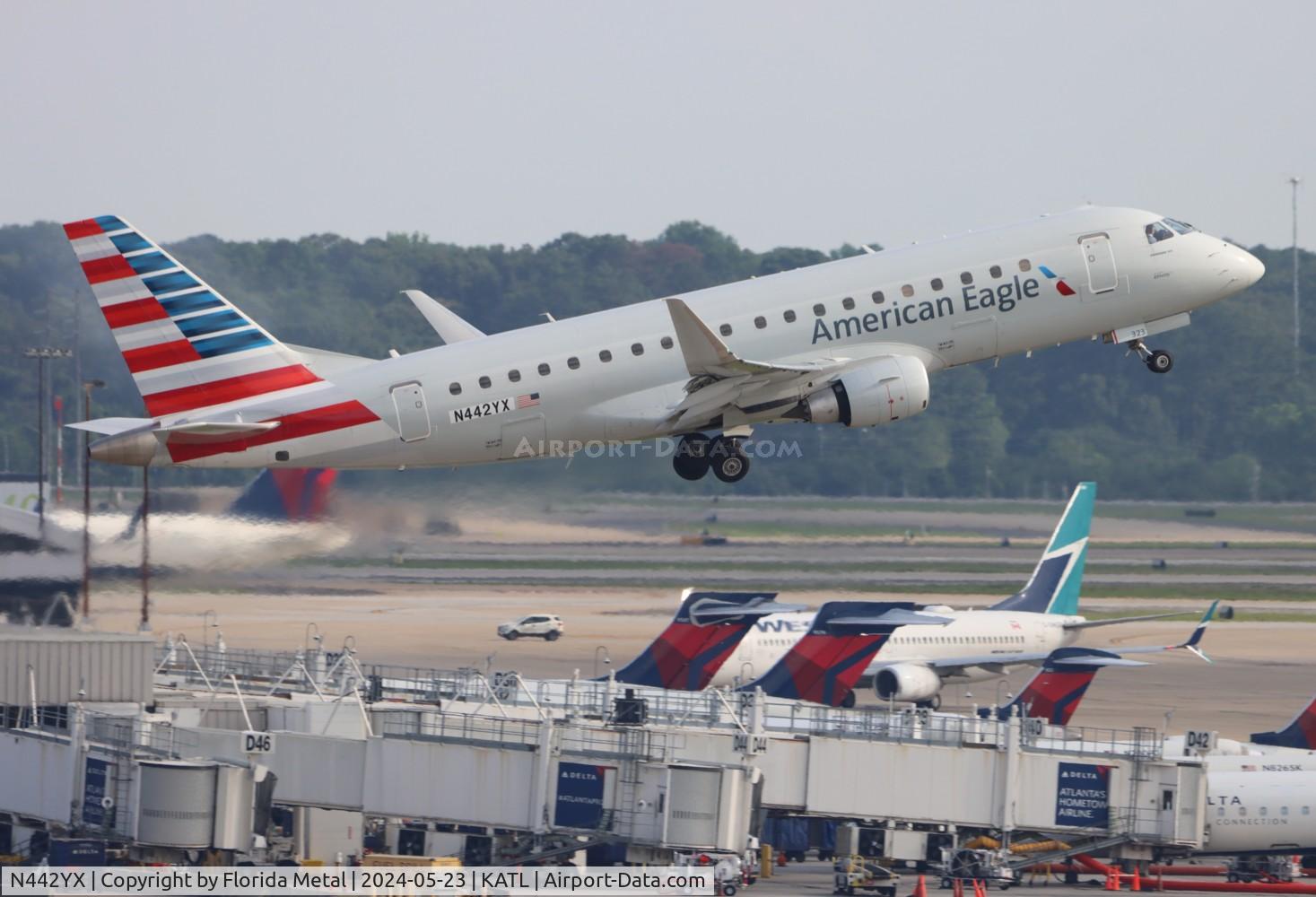 N442YX, 2015 Embraer 175LR (ERJ-170-200LR) C/N 17000446, RPA/AE E175 zx ATL-ORD
