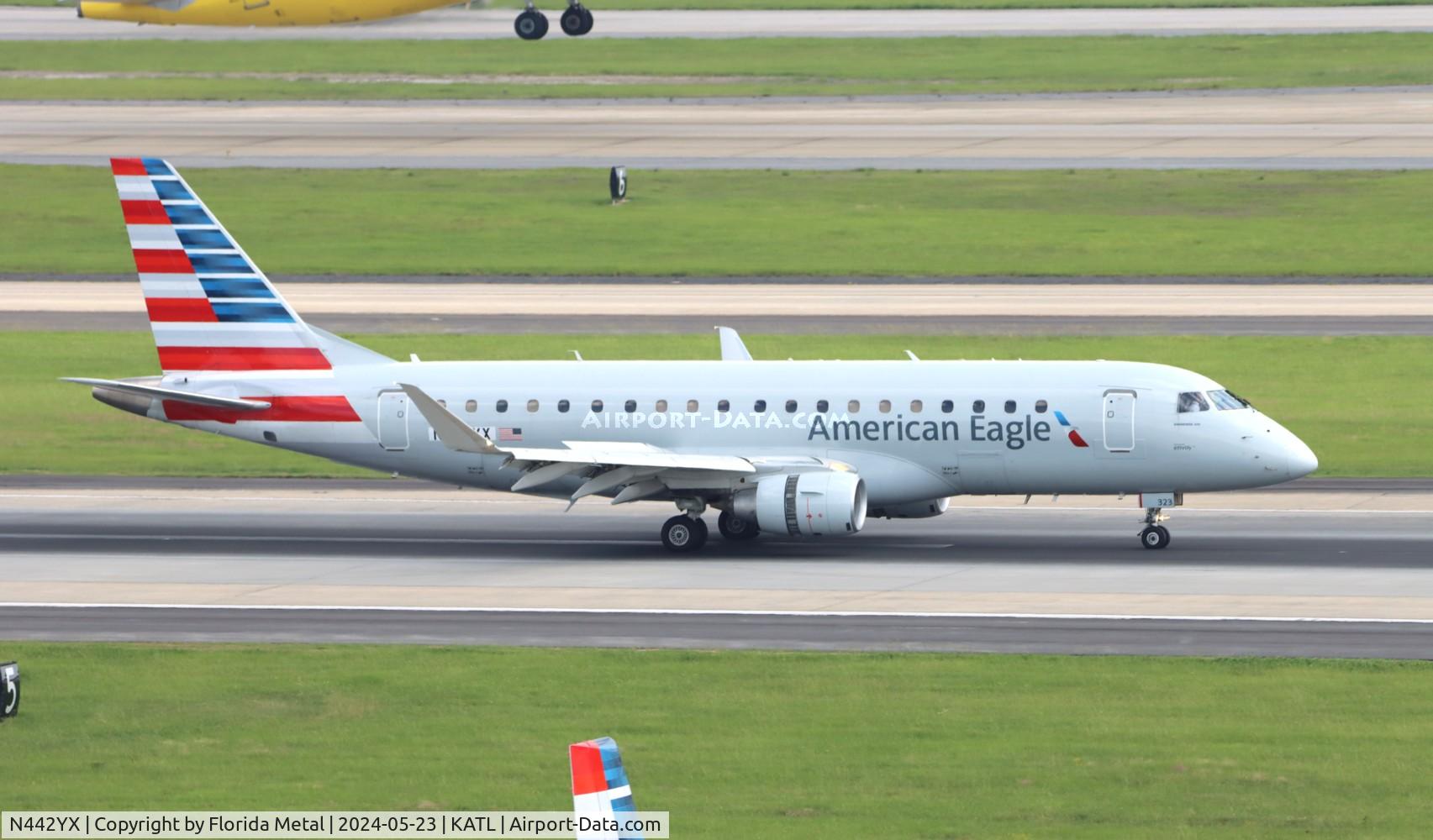 N442YX, 2015 Embraer 175LR (ERJ-170-200LR) C/N 17000446, RPA/AE E175 zx ORD-ATL