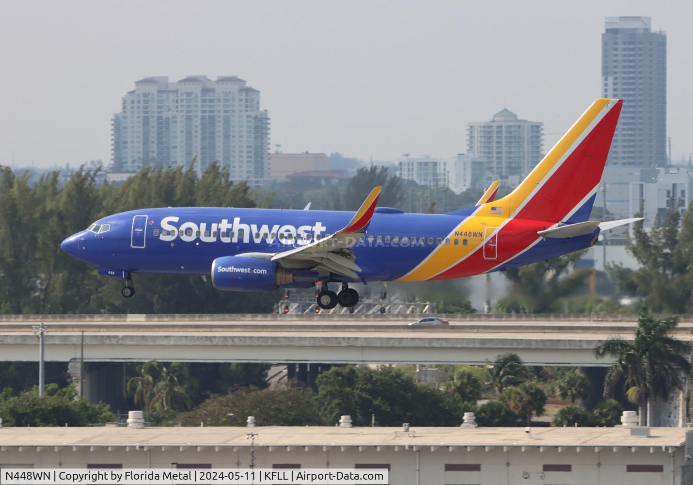 N448WN, 2003 Boeing 737-7H4 C/N 33721, SWA 737 zx STL-FLL