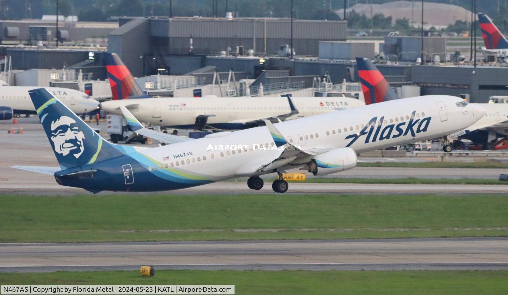N467AS, 2014 Boeing 737-990/ER C/N 36362, ASA 739 zx ATL-SEA