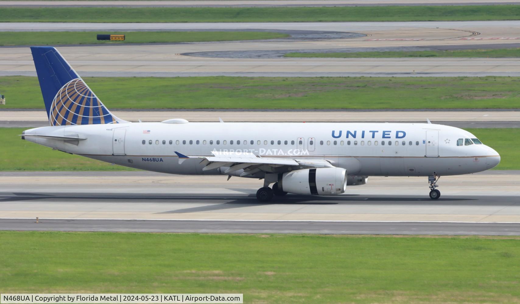 N468UA, 2000 Airbus A320-232 C/N 1363, UAL A320 oc zx DEN-ATL