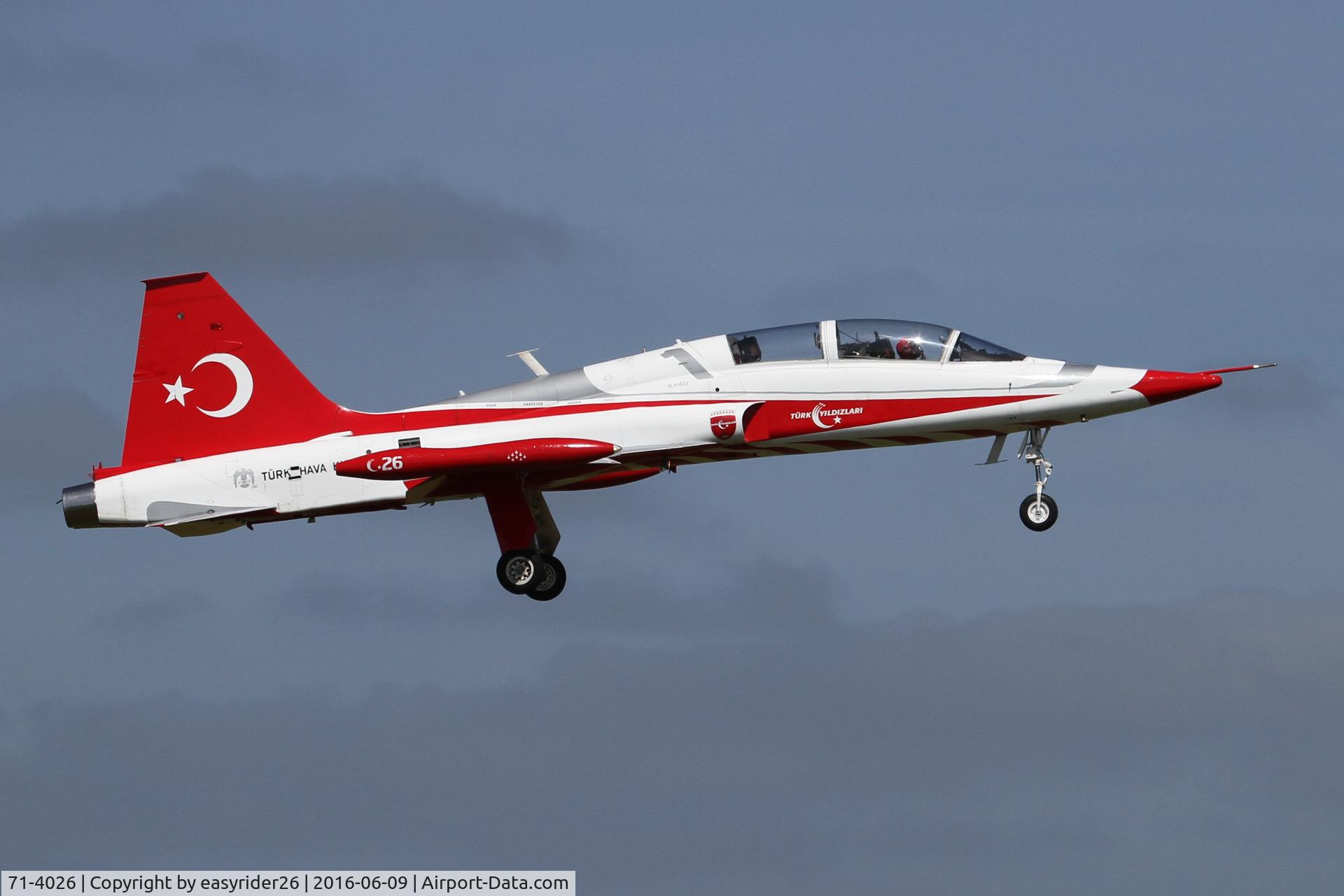71-4026, 1971 Northrop (Canadair) NF-5B (CL-226) C/N 4026, EHLW Leeuwarden 
Open Dagen