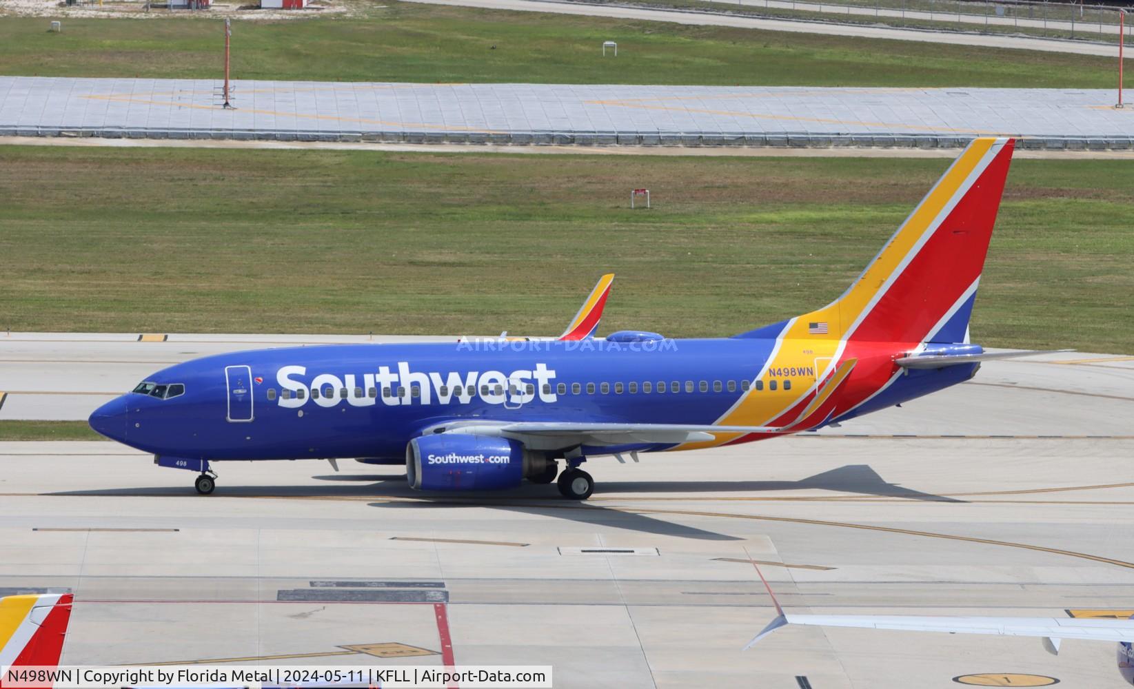 N498WN, 2005 Boeing 737-7H4 C/N 32480, SWA 737 zx RDU-FLL