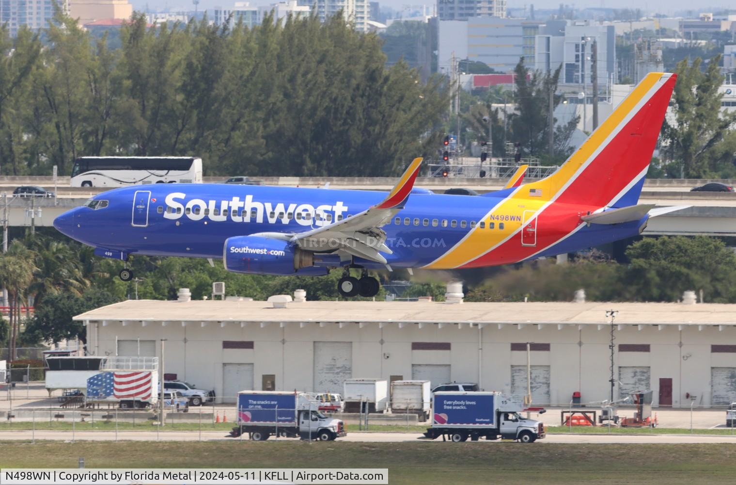 N498WN, 2005 Boeing 737-7H4 C/N 32480, SWA 737 zx RDU-FLL