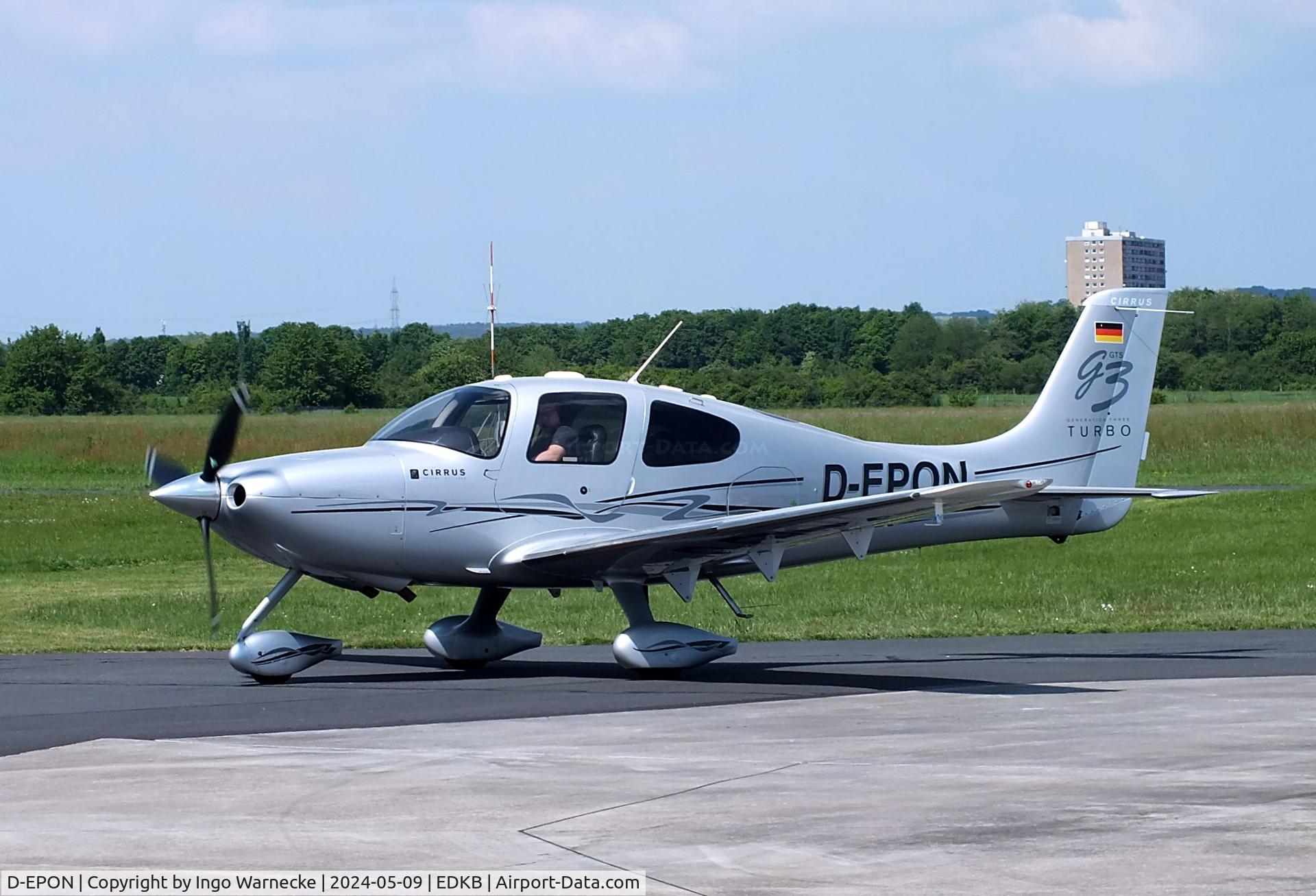 D-EPON, 2007 Cirrus SR22 C/N 2612, Cirrus SR22 G3 GTS Turbo at Bonn-Hangelar airfield '2405