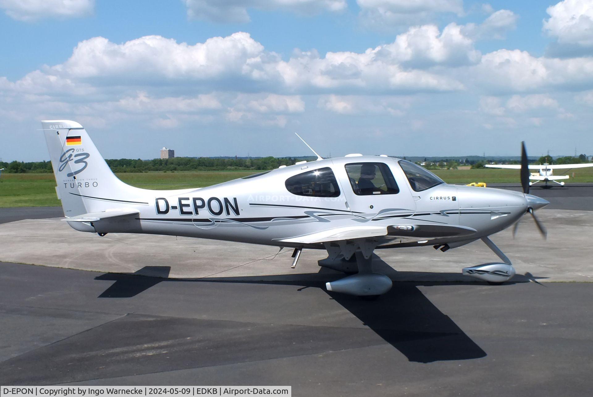 D-EPON, 2007 Cirrus SR22 C/N 2612, Cirrus SR22 G3 GTS Turbo at Bonn-Hangelar airfield '2405