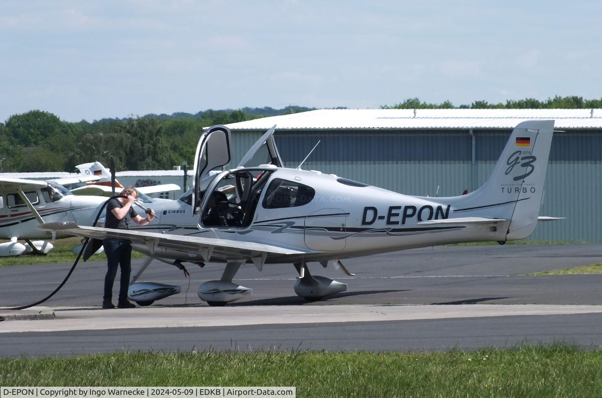 D-EPON, 2007 Cirrus SR22 C/N 2612, Cirrus SR22 G3 GTS Turbo at Bonn-Hangelar airfield '2405