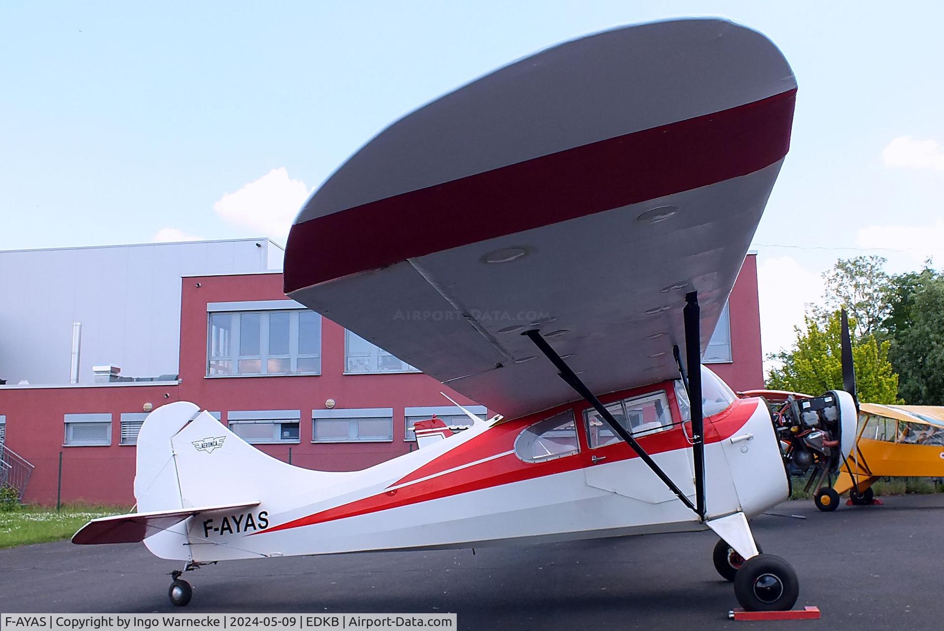 F-AYAS, 1947 Aeronca 11AC Chief C/N 11AC-S-50, Aeronca 11AC Chief at Bonn-Hangelar airfield '2405