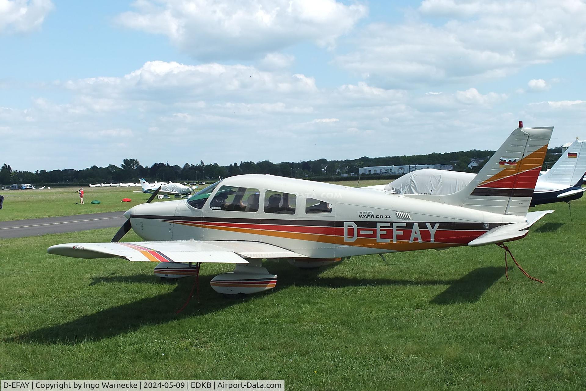 D-EFAY, 1985 Piper PA-28-161 C/N 288516070, Piper PA-28-161 Warrior II at Bonn-Hangelar airfield '2405