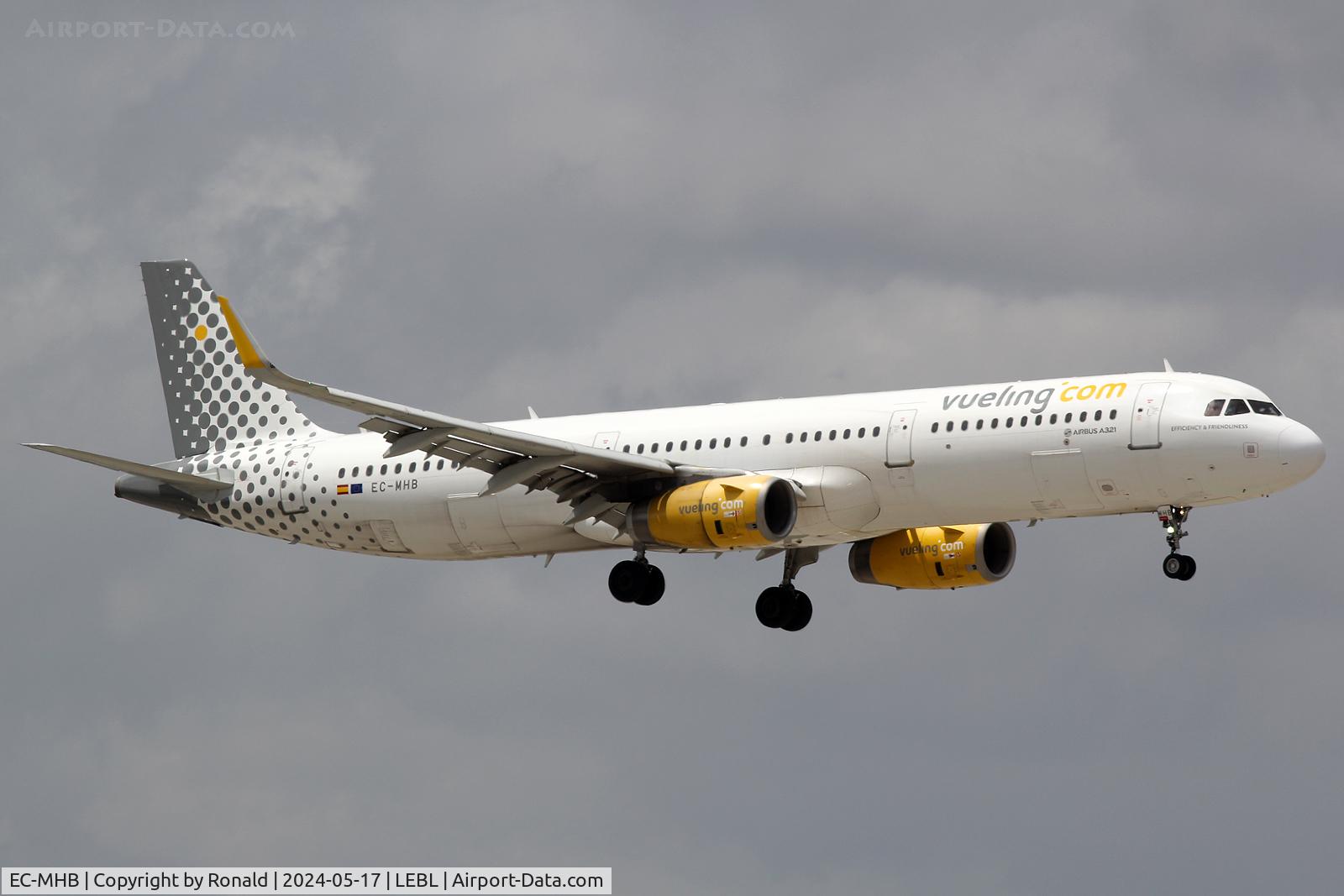 EC-MHB, 2015 Airbus A321-231 C/N 6691, at bcn